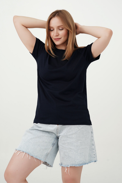 Футболка з бавовни Standart Regular Fit dark blue VOU 2XL blue ...
