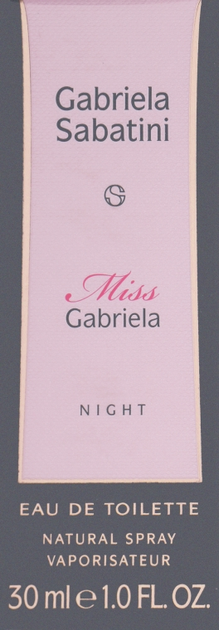 Woda toaletowa damska Gabriela Sabatini Miss Gabriela Night 30 ml (0737052854922) - obraz 2