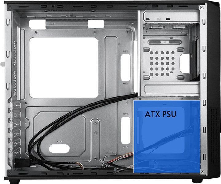 Корпус Chieftec UNI Black (UC-03B-OP) - зображення 8