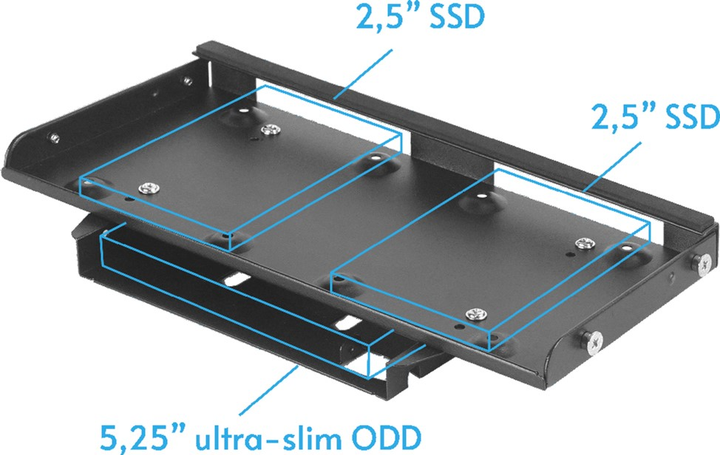 Obudowa Chieftec PRO Cube Mini Black (CN-01B-OP) - obraz 13