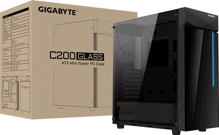 Obudowa Gigabyte Aorus C200 Glass (GB-C200G) - obraz 8