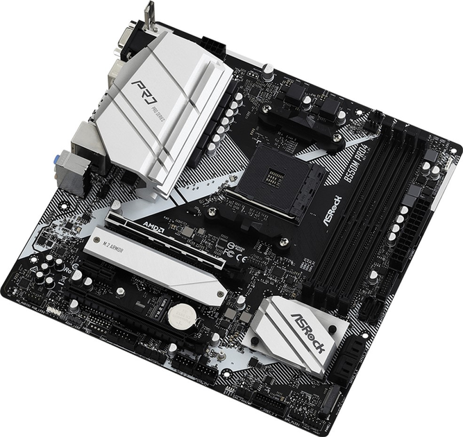 Материнська плата ASRock B550M Pro4 (sAM4, AMD B550, PCI-Ex16) - зображення 3