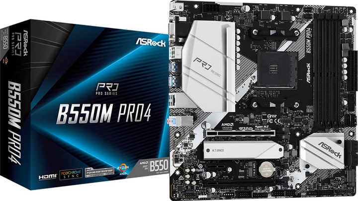 Материнська плата ASRock B550M Pro4 (sAM4, AMD B550, PCI-Ex16) - зображення 5