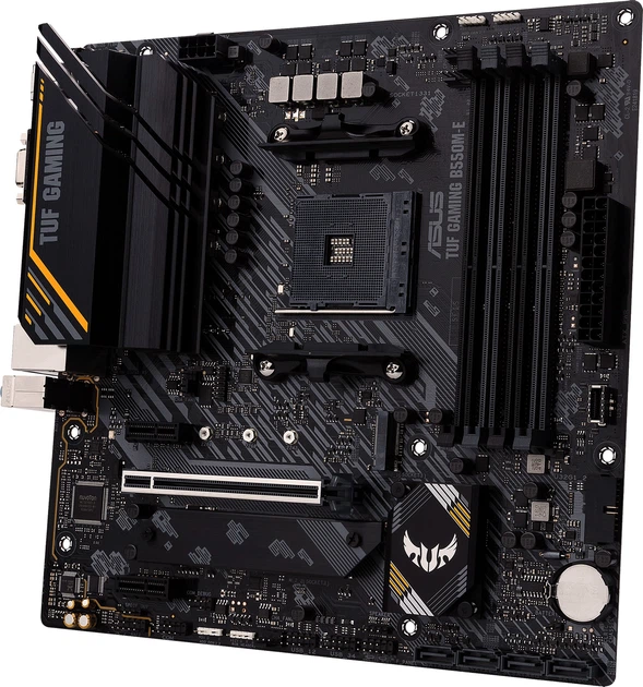 Материнська плата Asus TUF Gaming B550M-E (sAM4, AMD B550, PCI-Ex16) - зображення 3