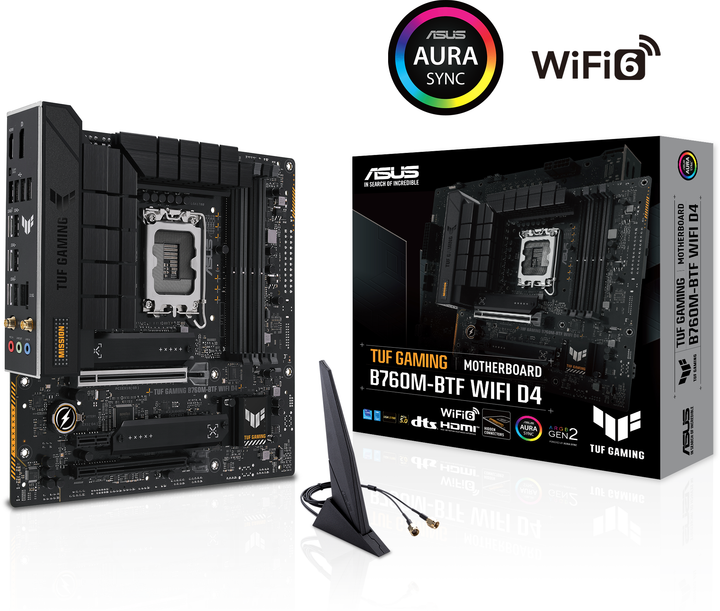 Материнська плата Asus TUF GAMING B760M-BTF WIFI D4 (s1700, Intel B760, PCI-Ex16) - зображення 11