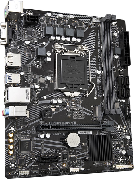 Материнська плата Gigabyte H510M S2H V3 (s1200, Intel H470, PCI-Ex16) - зображення 2
