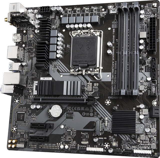 Материнська плата Gigabyte B760M DS3H AX DDR4 (s1700, Intel B760, PCI-Ex16) - зображення 3