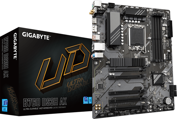 Материнська плата Gigabyte B760 DS3H AX (s1700, Intel B760, PCI-Ex16) - зображення 4