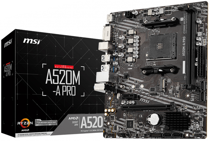 Płyta główna MSI A520M-A Pro (sAM4, AMD A520, PCI-Ex16) - obraz 5