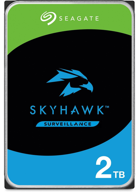 Жесткий диск Seagate SkyHawk 2TB 5400rpm 256MB ST2000VX017 3.5" SATAIII ...