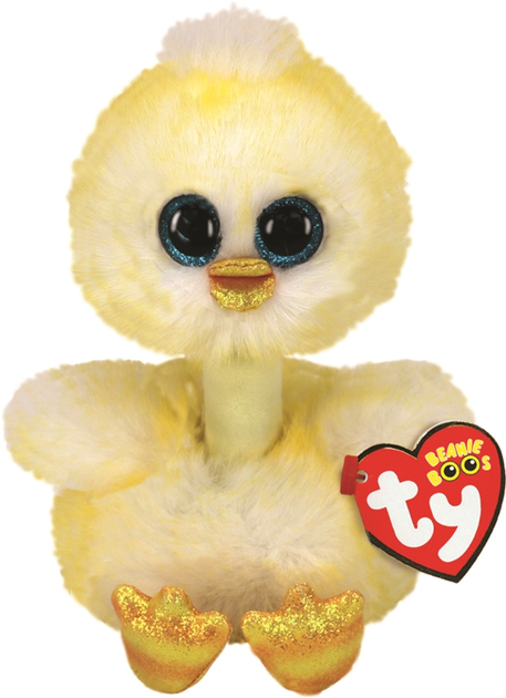 Zabawka miękka TY Beanie Boo's kurczak "Chick" 15 cm (8421363803) - obraz 1