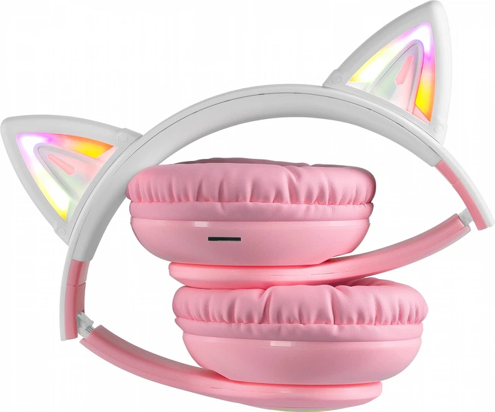 Навушники Defender FreeMotion B505 Pink LED Bluetooth (4745090822847) - зображення 7