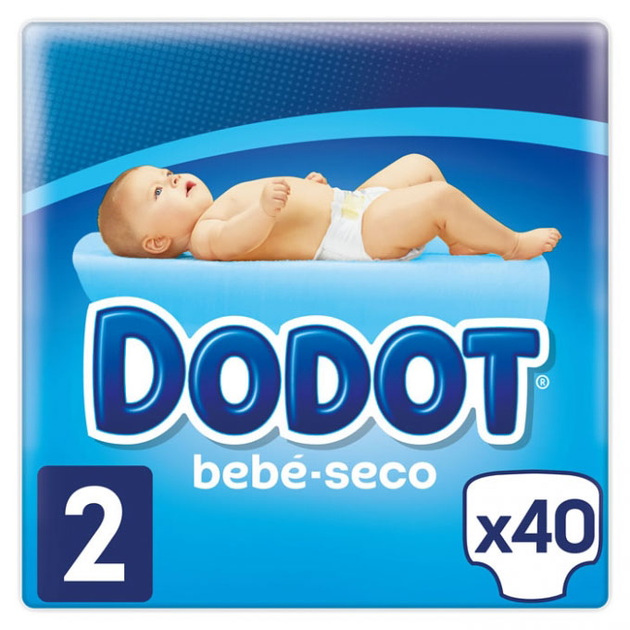 Pieluchy Dodot Baby-Dry Diapers Rozmiar 2 40 szt (4015600951917) - obraz 1