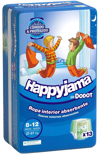 Підгузки Dodot Happyjama Boy Розмір 8 13 шт (8410108101974) - зображення 1