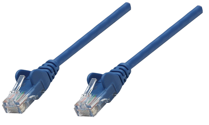 Patchcord Intellinet CAT5e UTP 7.5 m Niebieski (0766623319980) - obraz 1