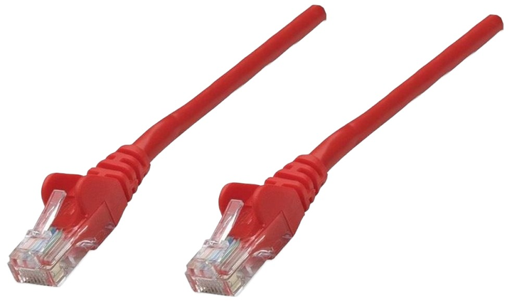 Patchcord Intellinet CAT5e UTP 10 m Czerwony (0766623325974) - obraz 1