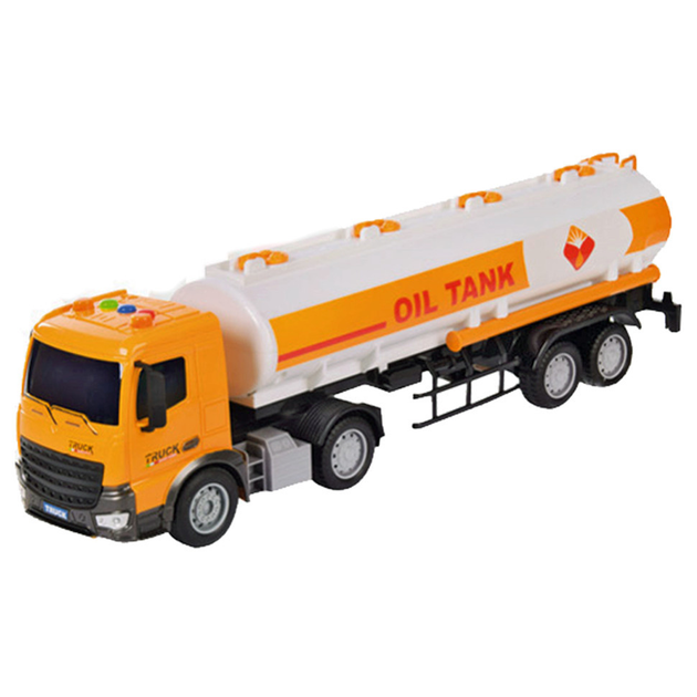 Детская машинка Бензовоз "АВТОПРОМ" 7982 масштаб 1:18 (Желтый ...