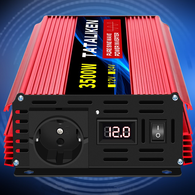 Інвертор Tataliken з 12V на 220V на 3500w - зображення 4