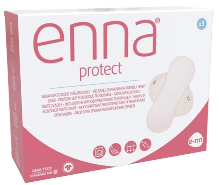 Podpaski higieniczne Enna Protect Ecological Reusable Panty Liner 3 szt (8437015869605) - obraz 1