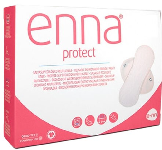 Podpaski higieniczne Enna Protect Ecological Reusable Panty Liner (8436598240092) - obraz 1