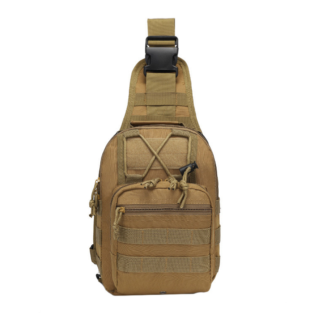 Рюкзак тактический на одно плечо AOKALI Outdoor B14 6L Sand - изображение 2