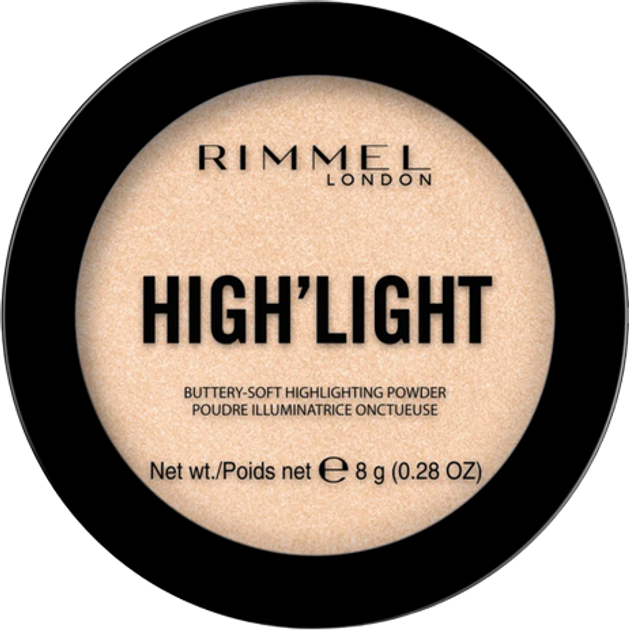Пудра - хайлайтер Rimmel High'light 001 Sparkling Wine 8 г (3616301524502) - зображення 1