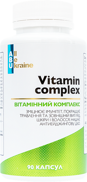 Комплекс Vitamin complex ABU 90 капсул (4820255570860) - изображение 1