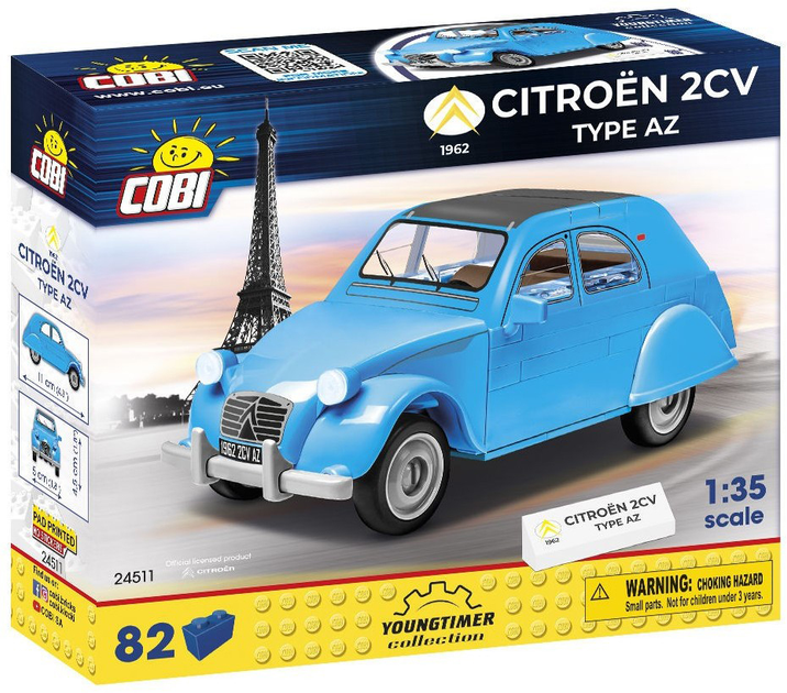 Конструктор Cobi Toys Citroen 2CV Type AZ 1962 (5902251245115) - зображення 1