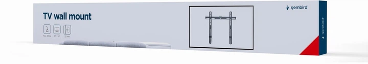Настінний кронштейн Gembird 32 - 55" (до 40 кг) (WM-55F-03) - зображення 5
