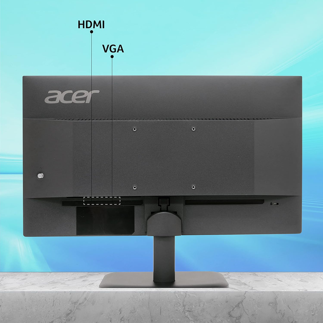 Монітор 21.5" Acer EK221QE3BI (UM.WE1EE.301) FHD IPS / 100Hz / 1ms VBR / 6-Bbit+FRC / sRGB 99% / AMD Free Sync / Eye Care Features / HDMI / VGA - зображення 6