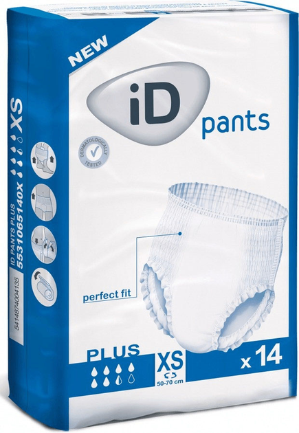 Pieluchomajtki ID Pants Plus Xs 14 szt (5414874004135) - obraz 2