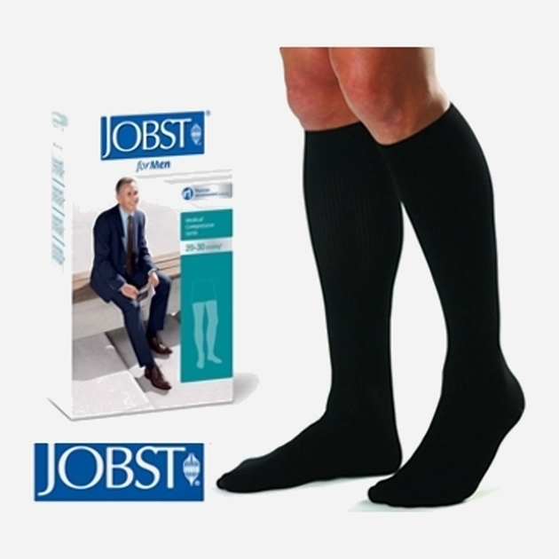 Компресійні панчохи Jobst Normal Socks Black Size S (8470003360999) - зображення 1