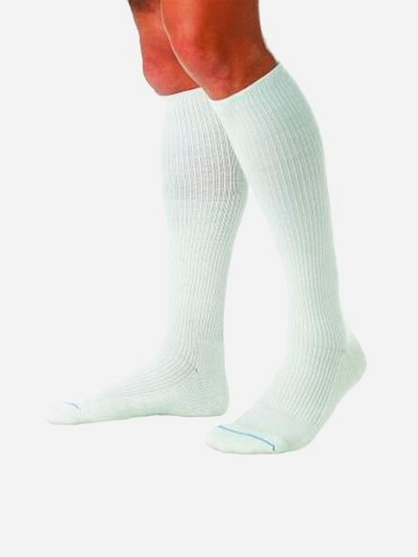 Pończochy uciskowe Jobst Sensifoot Diabetes Normal Socks White S (4042809179248) - obraz 1