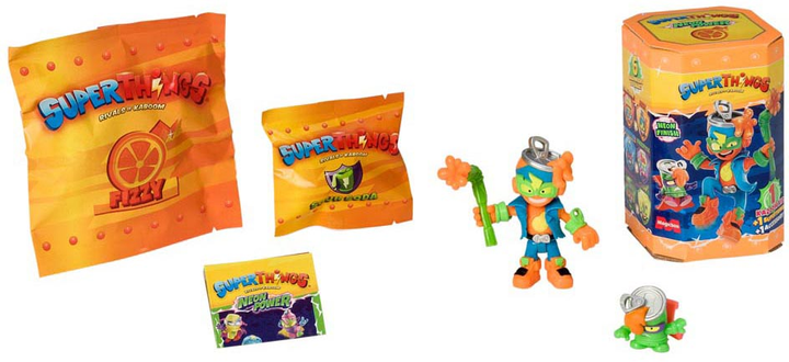 Figurka Magic Box Superthings Neon Power Kazoom Kids 7 cm (8431618023105) - obraz 2