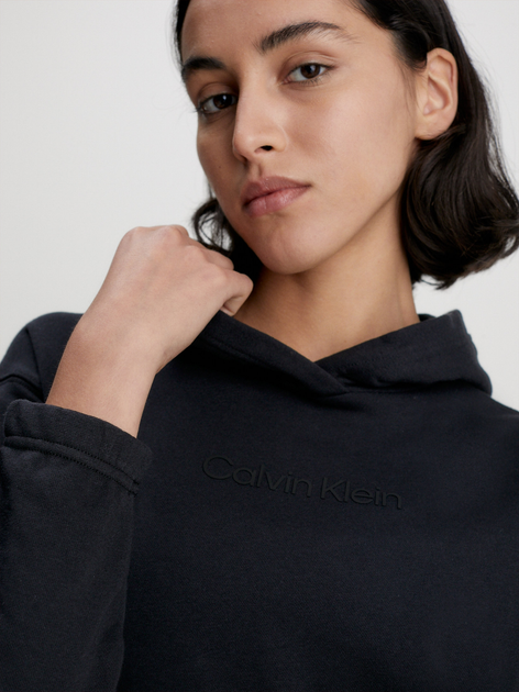 Худі жіноче Calvin Klein 00GWS3W300-BAE L Чорне (8720107272361) - зображення 4