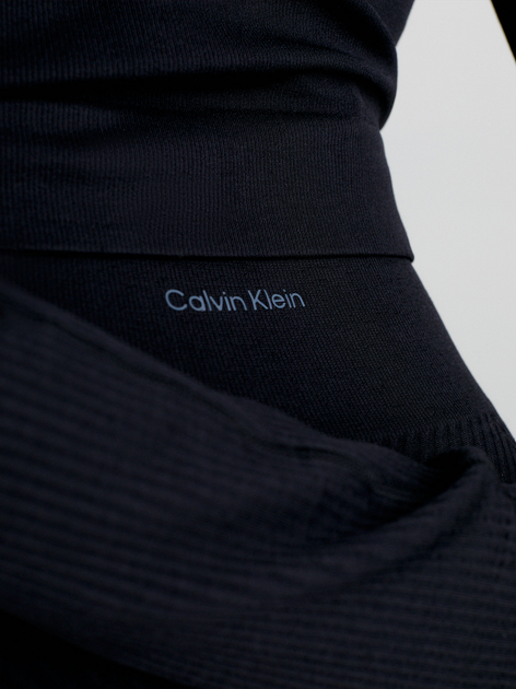 Legginsy sportowe damskie Calvin Klein 00GWS3L607-BAE M Grafitowe (8720107272729) - obraz 4