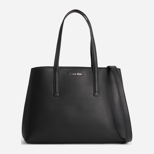 Torebka shopper damska Calvin Klein K60K610453-BAX Czarna (8720107789739) - obraz 1