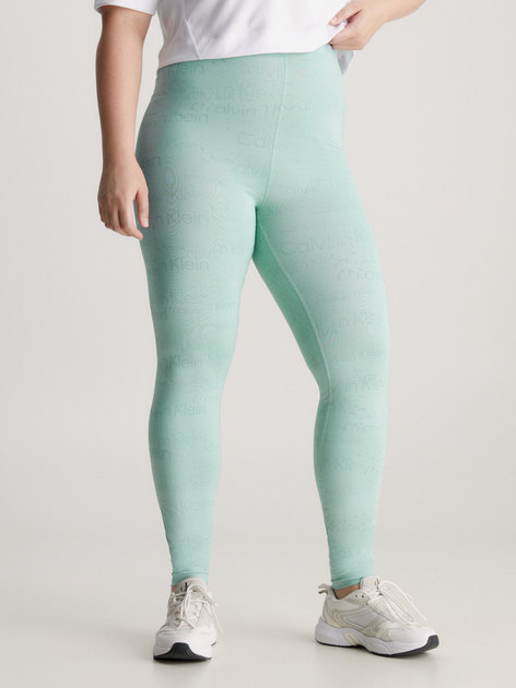 Спортивні легінси жіночі Calvin Klein 00GWS3L608-GTO S Бірюзові (8720108323482) - зображення 3