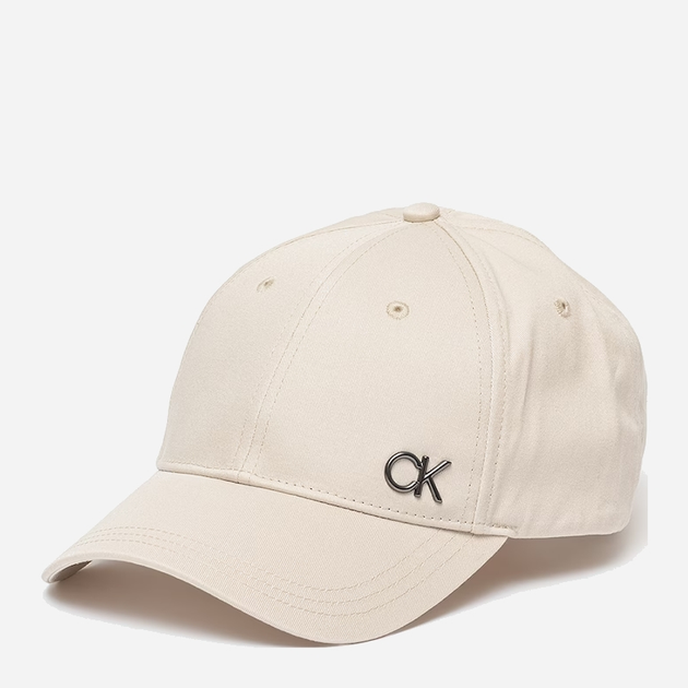 Кепка чоловіча Calvin Klein K50K510968-ACE One Size Бежева (8720108589710) - зображення 1