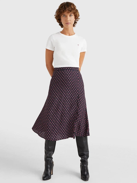 Футболка жіноча Tommy Hilfiger WW0WW22043-100 XS Біла (8719257297485) - зображення 3