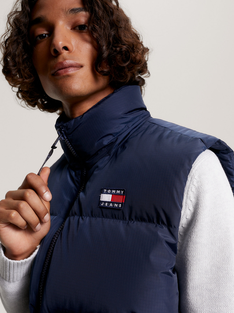 Bezrękawnik męski Tommy Jeans DM0DM14447-C87 L Granatowy (8720641290845) - obraz 4