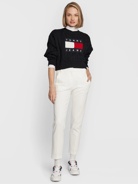 Джемпер жіночий Tommy Jeans DW0DW14261-BDS XS Чорний (8720641314817) - зображення 3