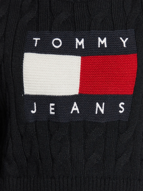 Джемпер жіночий Tommy Jeans DW0DW14261-BDS M Чорний (8720641314886) - зображення 5