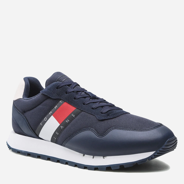 Buty sportowe na platformie do kostki męskie Tommy Hilfiger EM0EM01081-C87 44 Granatowe (8720641614122) - obraz 2