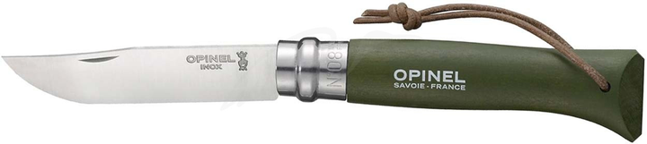 Нож Opinel №8 Trekking зеленый,204.63.44 - изображение 1