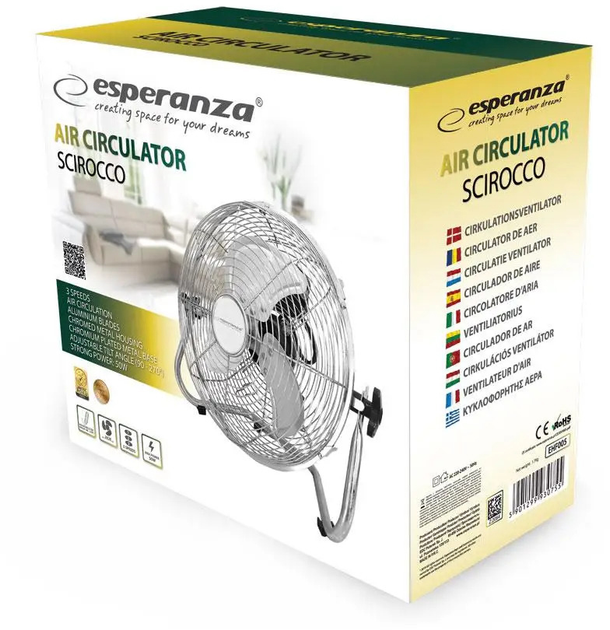 Wentylator Esperanza Scirocco EHF005 - obraz 3