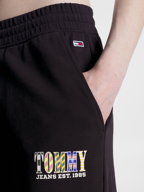 Спортивні штани жіночі Tommy Jeans DW0DW15861-BDS XL Чорні (8720644542156) - зображення 4