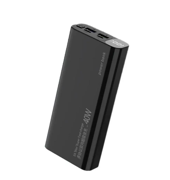 Павербанк на 20000 mAh с быстрой зарядкой 40W и индикатором заряда BIYA ...