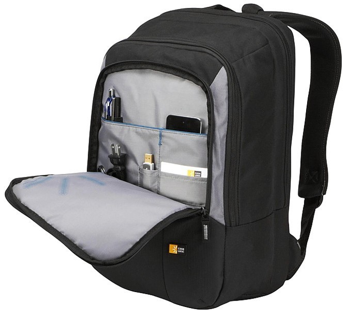 Рюкзак для ноутбука Case Logic для 17" Polyester Nylon Black (VNB217 BLACK) - зображення 2