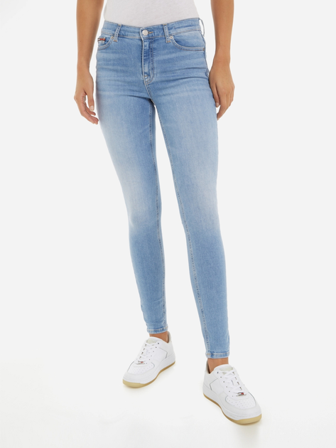 Акція на Джинси Skinny жіночі Tommy Jeans DW0DW16042-1AB 28/30 Сині від Rozetka